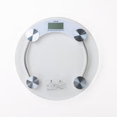 Heart Home Weighing Scale armoured glass|Weight Machine For Body Weight|Capicity "180" KG (Transparent)